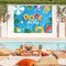 Summer Banner Pool Party Decorations, Pool Party Decorations Banner Backdrop Summer Party Decorations, Hanging Beach Themed Summer Party Decorations with Rope (72×44 Inches)